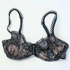 Victoria's Secret | Black Wicked Lace Uplift Bra